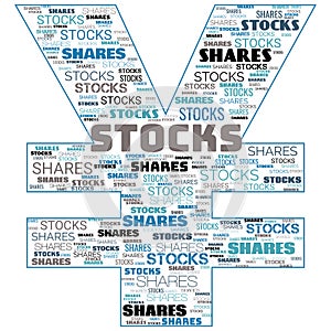 Finance Money Stocks Shares Abstract Background Illustration Header