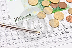 Finance Report with Euro