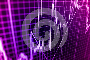 Finance stock exchange background