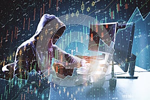 Finance and theft concept