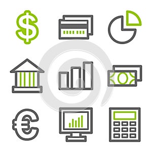 Finance web icons