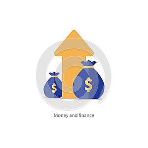 Finances and investment management, budget planning, compound interest, income