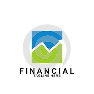 Financial and accounting business logo design