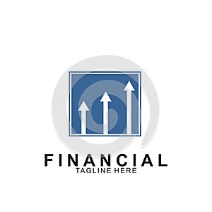 Financial and accounting business logo design