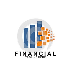 Financial and accounting business logo design