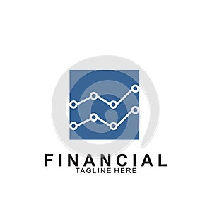 Financial and accounting business logo design