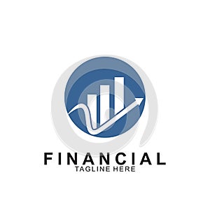Financial and accounting business logo design
