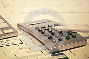 Financial accounting stock market graphs analysis