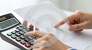 Financial Analysis and Data Visualization with Calculator and Graphs