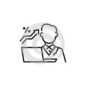 Financial Analyst Icon