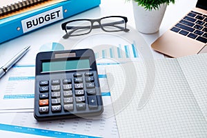 Financial and budget planning concept
