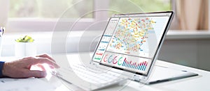 Financial Business Analytics Heatmap Dashboard photo