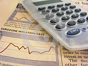 Financial chart and calculator