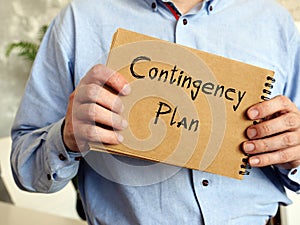 Financial concept about Contingency Plan with inscription on the piece of paper