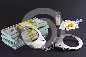 Financial crime in pharmaceutical production of drugs
