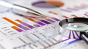 The Financial Data Analysis.AI generated image