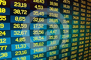 Financial data- stock exchange