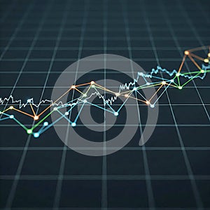 Financial Data Visualization Background vol.3