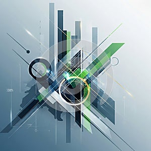 Financial Data Visualization Background vol.1