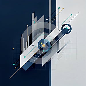 Financial Data Visualization Background vol.2