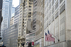 Financial District buildings, New York City