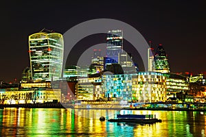 Financial district of the City of London