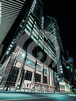 Financial District At Night