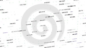 Financial figures and diagrams showing increasing profits, 4K animation