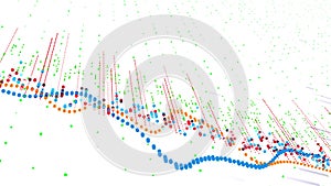 Financial figures and diagrams showing increasing profits, 4K animation