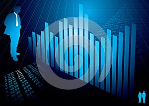 Financial figures graph