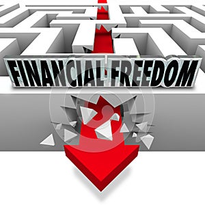 Finančné sloboda rozbiť cez peniaze problémy bankrot 
