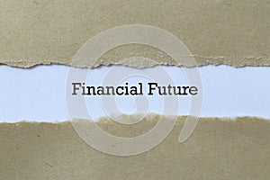 Financial future on paper