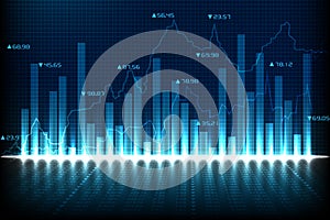 Financial Graph Chart