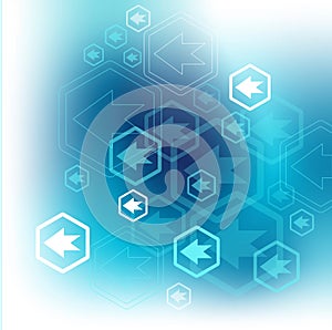 Financial graph stat business background