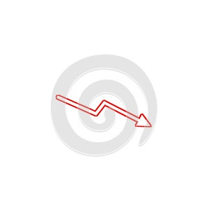 Financial graph with up trend line candlestick chart in stock market . Technical analysis pattern