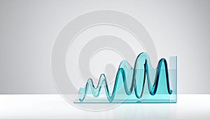 Financial Growth Waveform Data Visualization