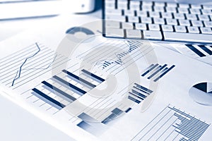 Financial performance graphs