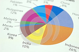 Financial pie chart