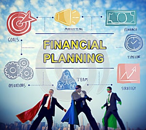 Financial Planning Banking Bookkeeping Money Concept