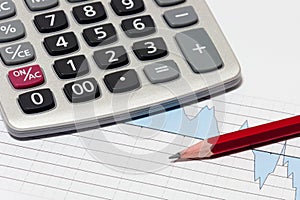 Financial planning with calculator