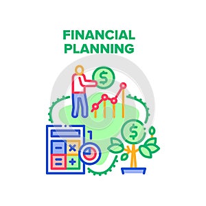 Financial Planning Economy Vector Concept Color