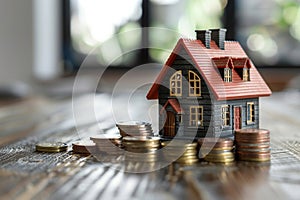 Financial Planning Home Loans, Insurance, Savings concepts