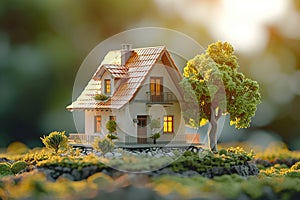 Financial Planning Home Loans, Insurance, Savings concepts