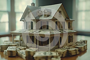 Financial Planning Home Loans, Insurance, Savings concepts