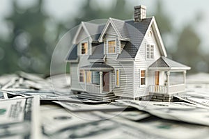 Financial Planning Home Loans, Insurance, Savings concepts