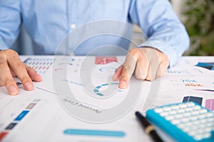 Financial practitioners analyze financial reports