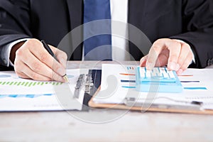 Financial practitioners at work indoors