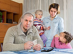 Financial problems in family