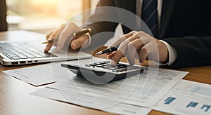 Financial Professional Working