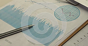 Financial report analytics and business statistics